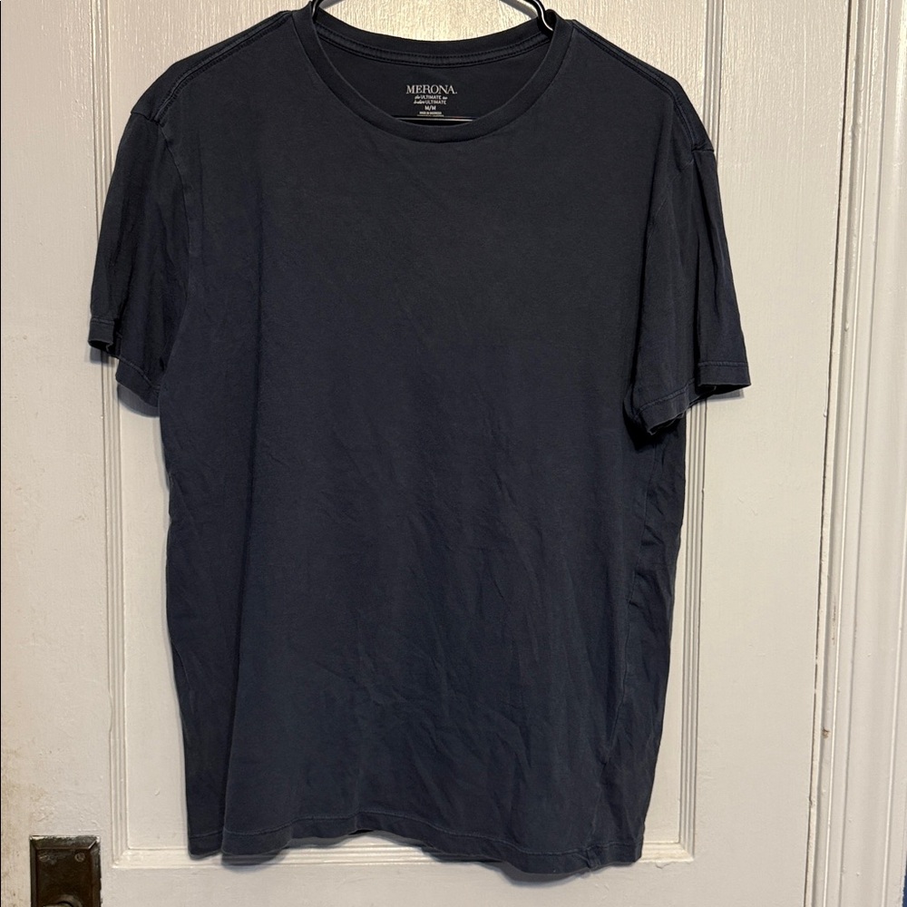 Merona Dark Blue Casual Tee